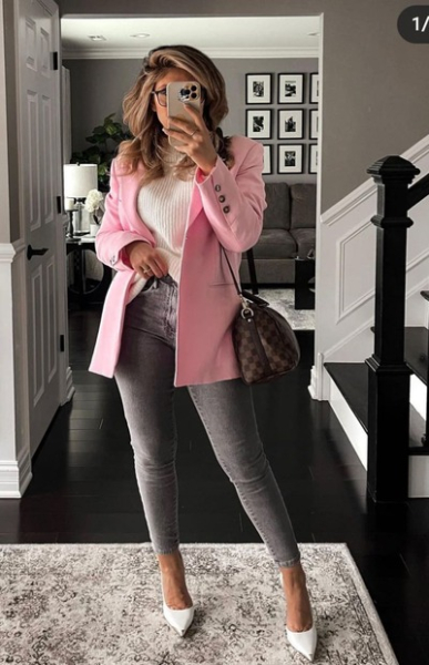 С чем носить серые джинсы: образы с серыми джинсами с фото и видео