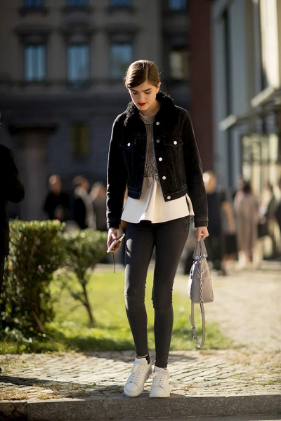 С чем носить серые джинсы: образы с серыми джинсами с фото и видео